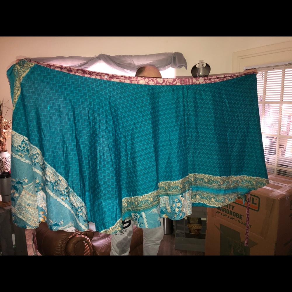 Ethnic Wrap Skirt